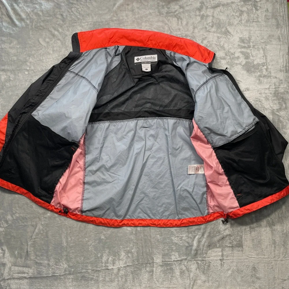 Columbia Oregon State Beavers Packable Raincoat Mens Black Orange Good Hooded L - Picture 8 of 16